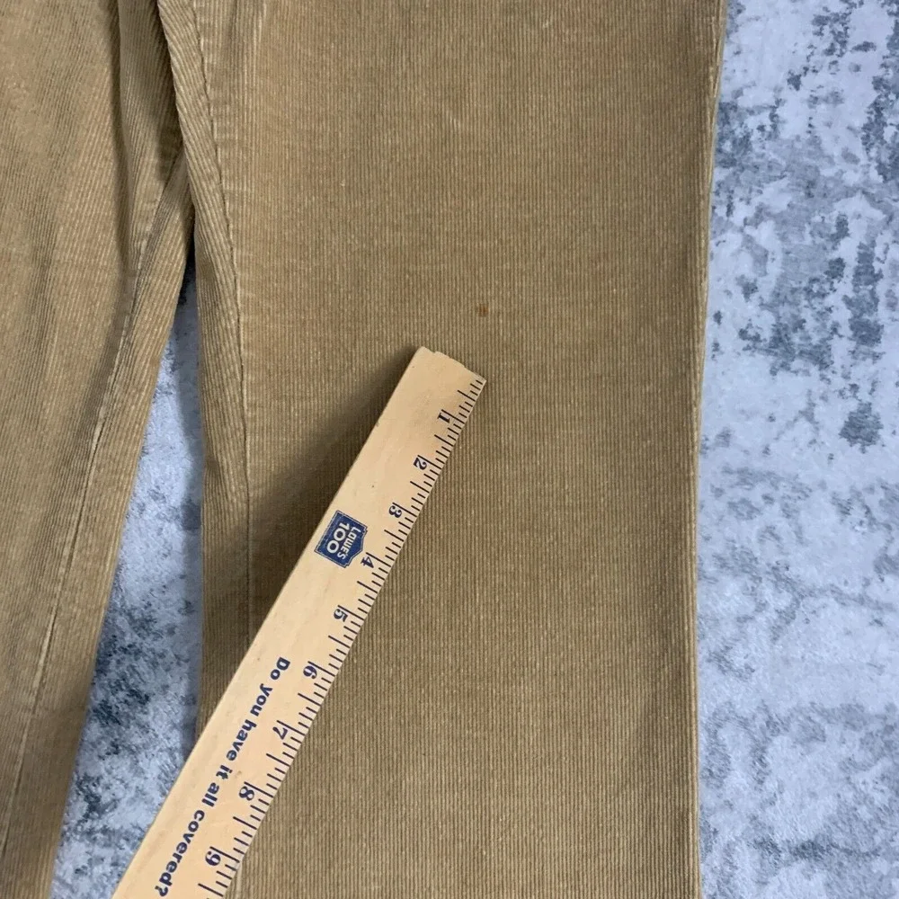 Vintage Lee Pants 30x29 Union USA Brown Corduroy Bootcut Talon 70s 80s Tag 30L